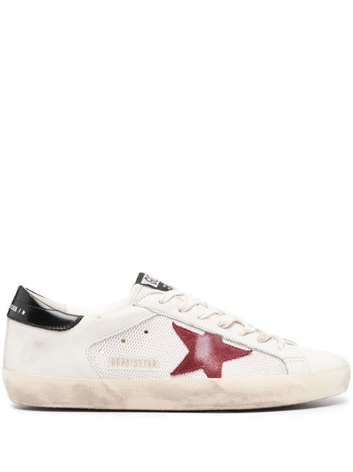 SHOES TRAINERS GOLDEN GOOSE DELUXE BRAND GMF00103.F005399.11715 WHITE POMEGRANATE BLACK